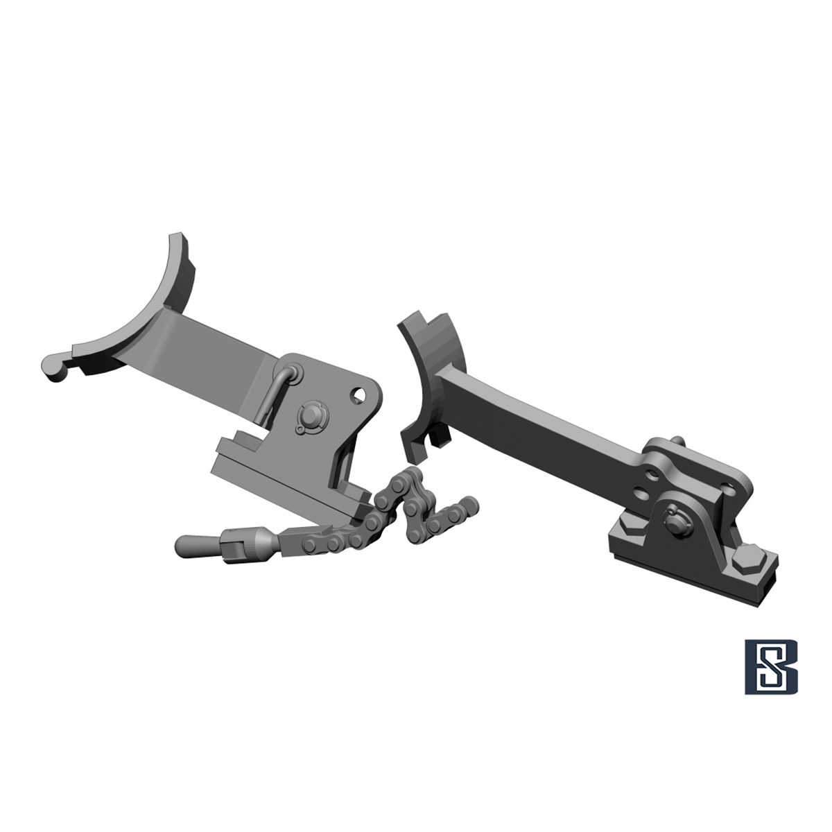 ak-interactive-barrel-holder-for-tiger-i-mid-productions-1-35-supporto-per-canna image 6