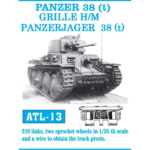 ak-interactive-1-35-metal-tracks-panzer-38-t-grille-marder-iii-grille-h-m-panzer image 1
