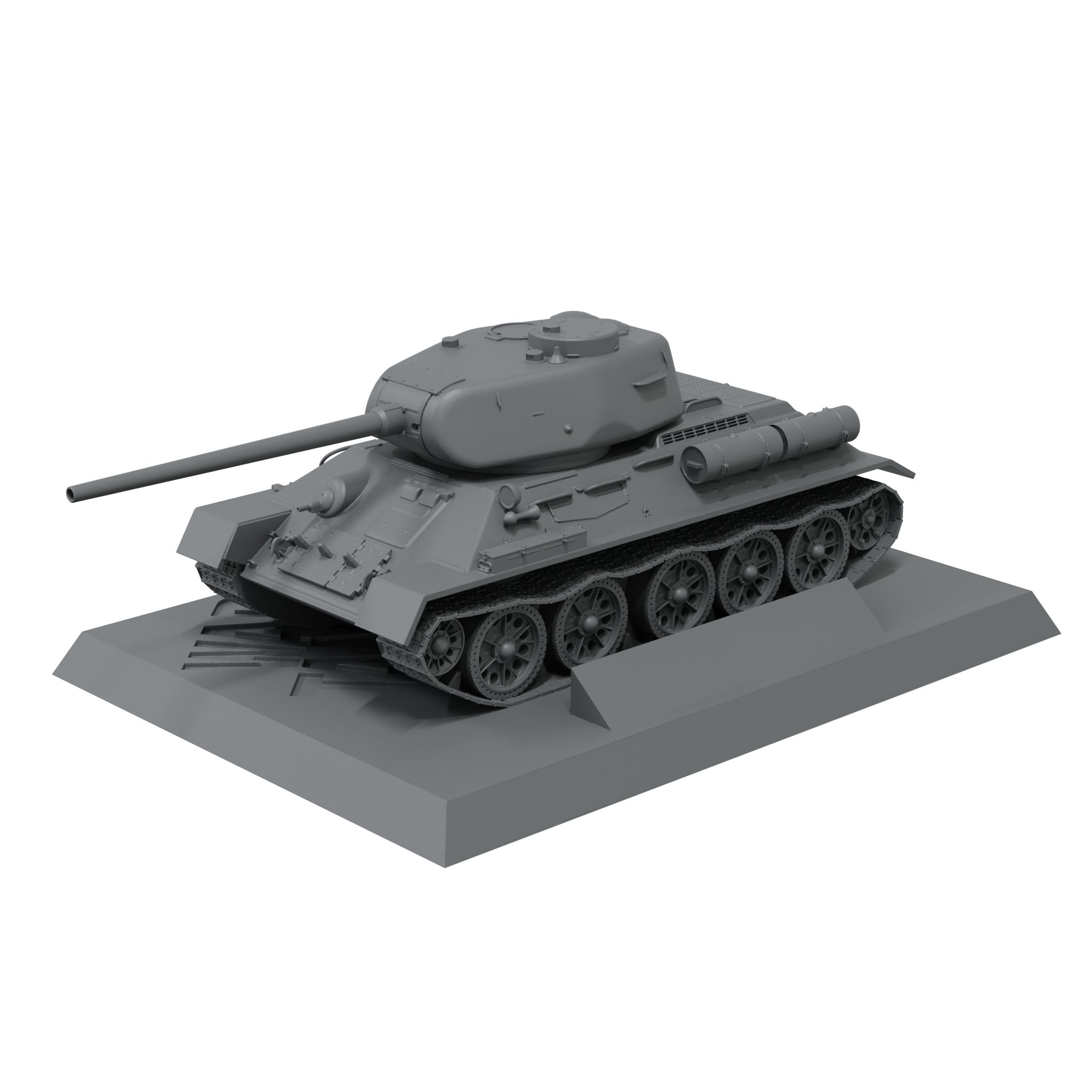 scale75-t34-85-carro-armato-in-resina-scala-1-100 image 3