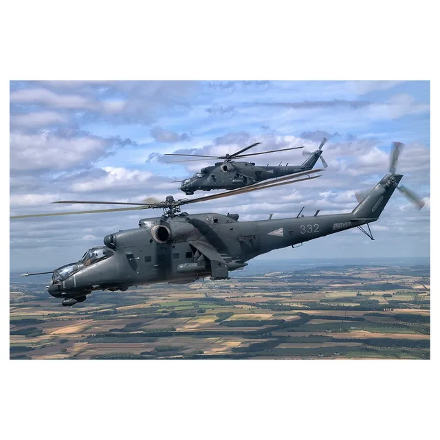 ak-interactive-1-48-mi-24p-hind-f-kit-elicottero-d-attacco image 1