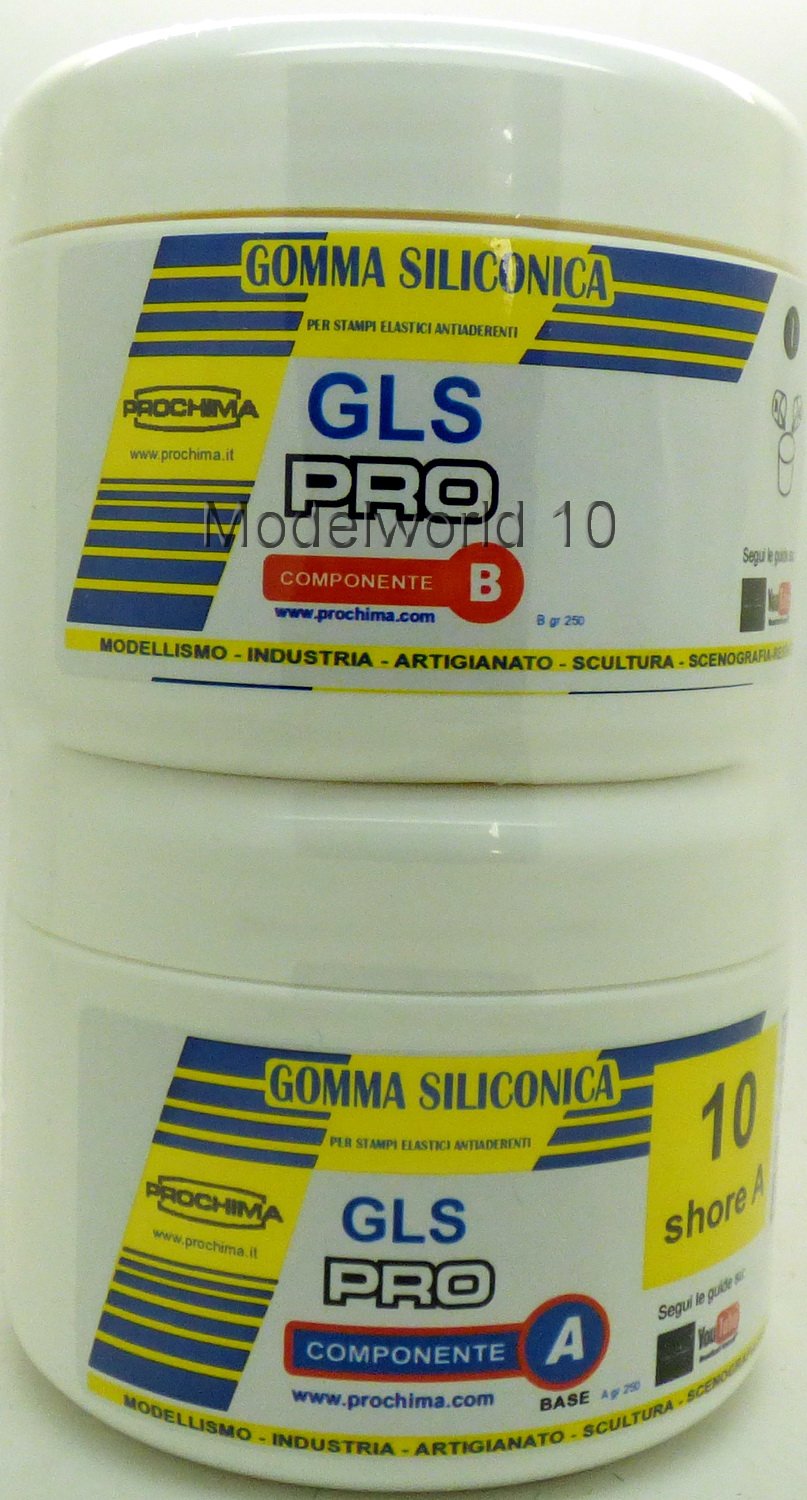 prochima-gls-pro-10-shore-a-gomma-siliconica-per-colata-500-gr image 1