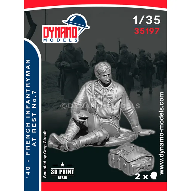 ak-interactive-1-35-french-40-infantryman-at-rest-no-7-figura-militare image 1
