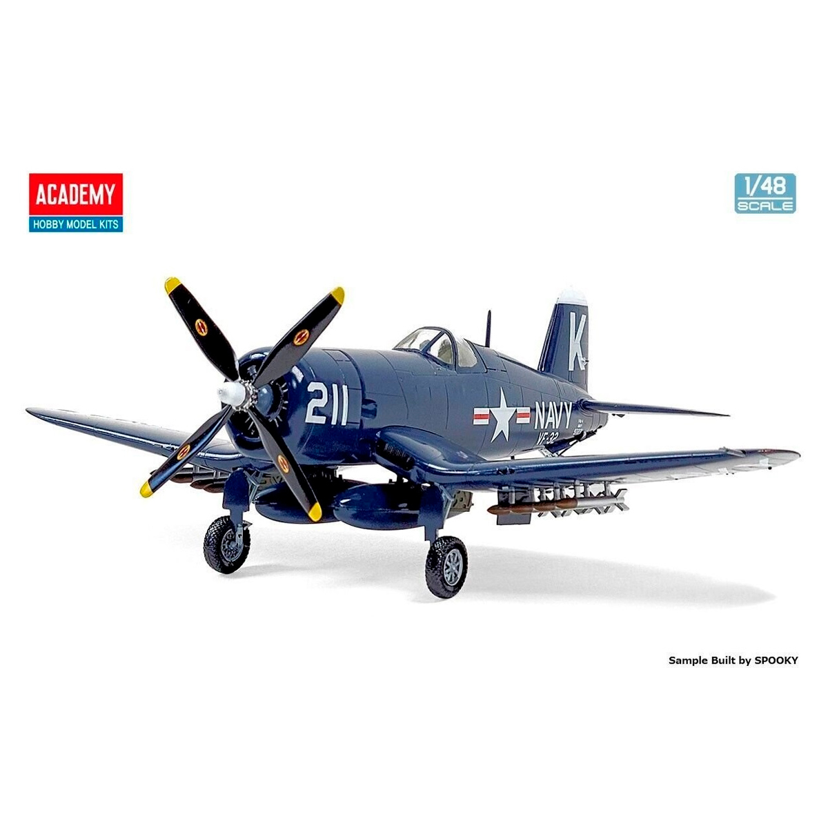 ak-interactive-1-48-usn-f4u-4-corsair-battle-of-jangjin-reservoir-kit-aereo image 2