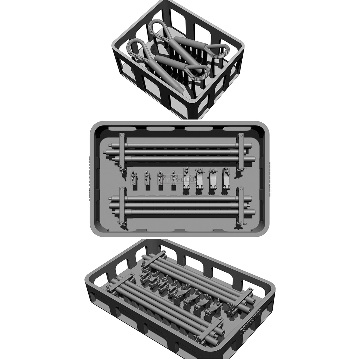 ak-interactive-tiger-towing-cable-set-holder-w-clean-rod-1-35 image 2