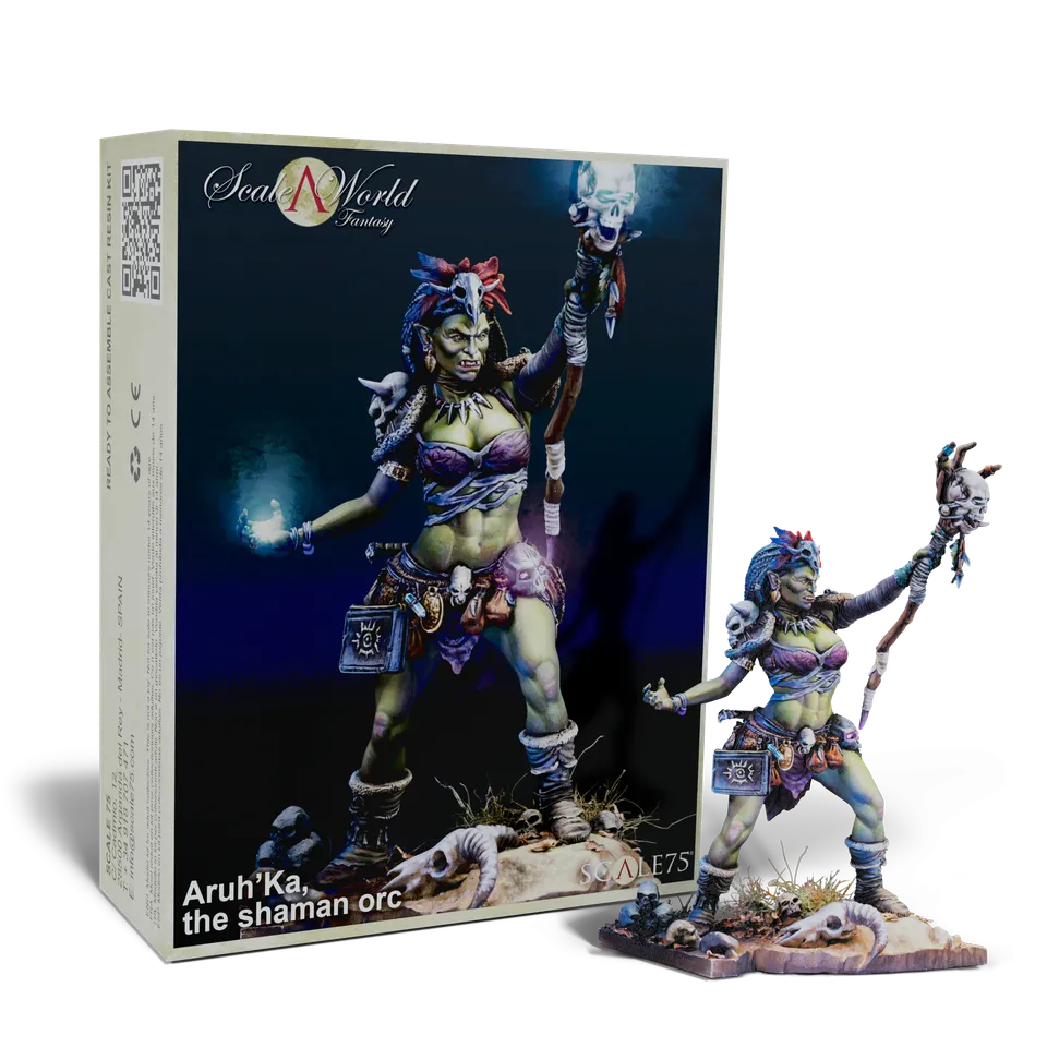 scale75-aruh-ka-the-shaman-orc-miniatura-fantasy-75-mm-in-resina image 1