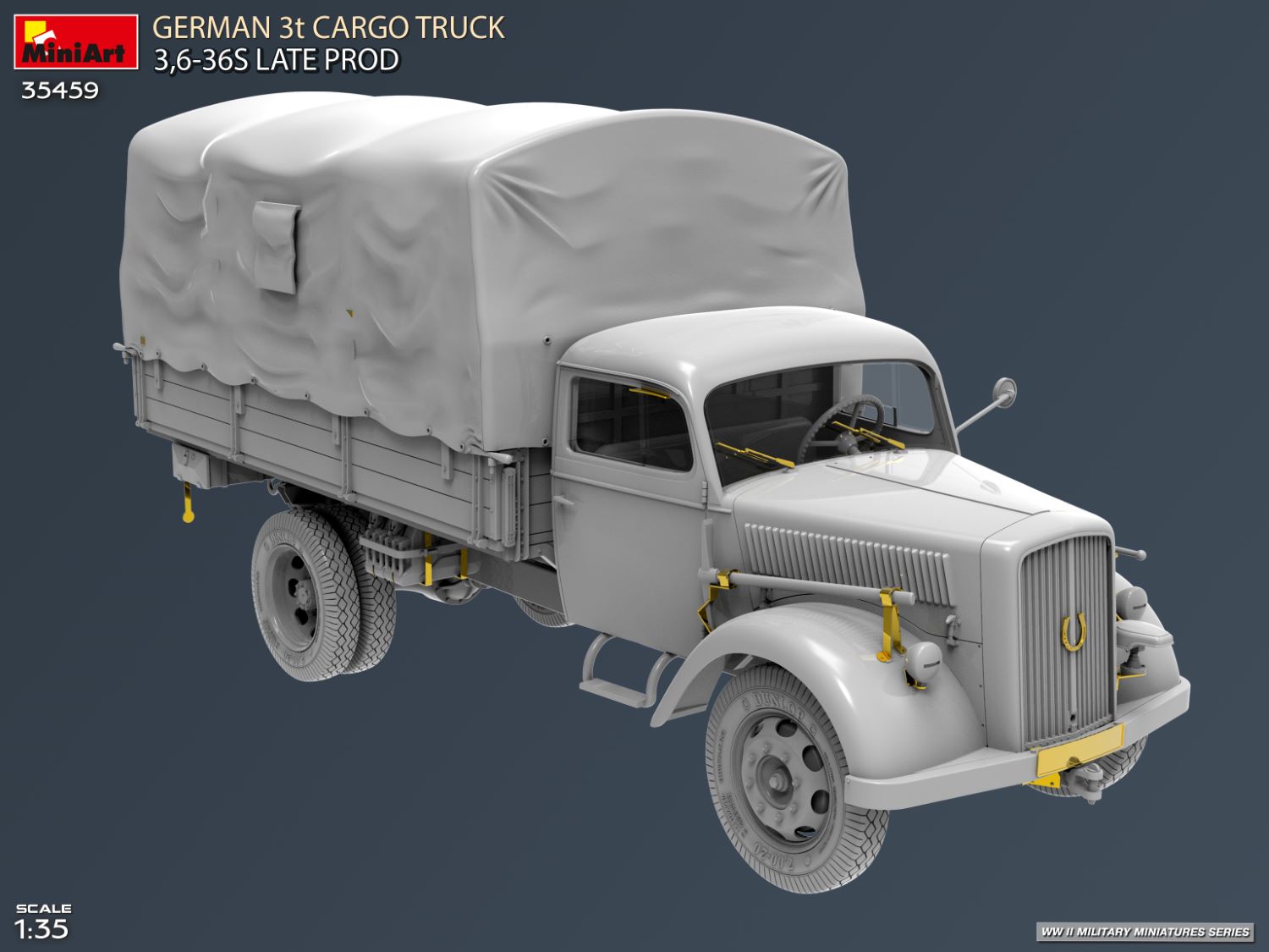 ak-interactive-1-35-german-3t-cargo-truck-3-6-36s-late-prod-kit-camion-modellism image 3