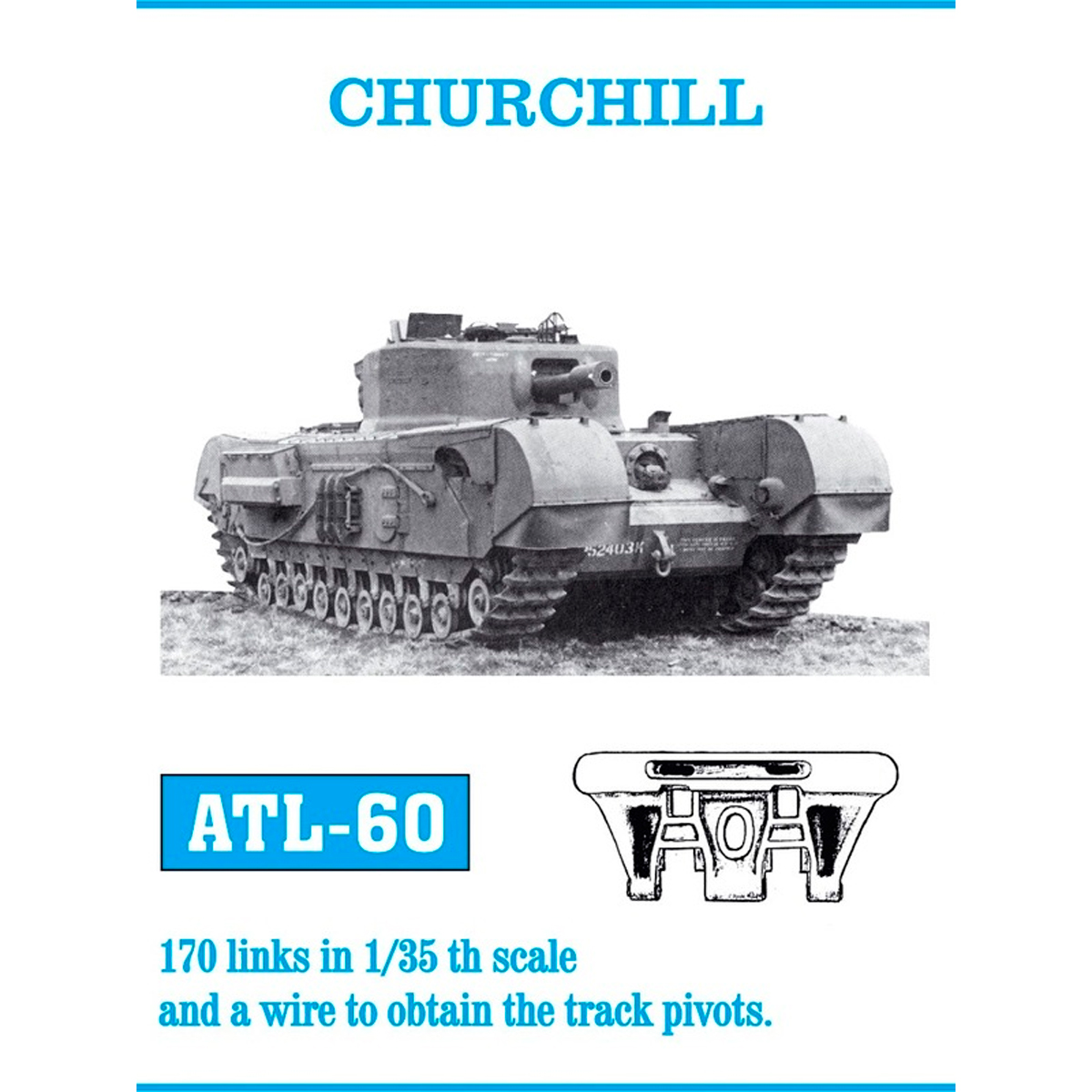 ak-interactive-1-35-metal-tracks-churchill-cingoli-in-metallo-per-modellismo image 1
