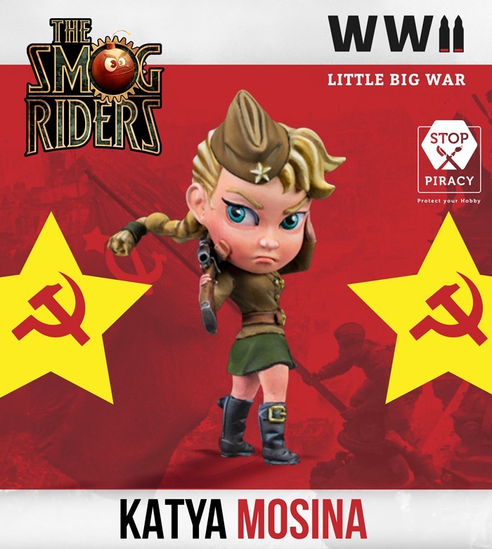 scale75-the-smog-riders-wwii-katya-mosina-miniatura-35-mm-in-resina image 5