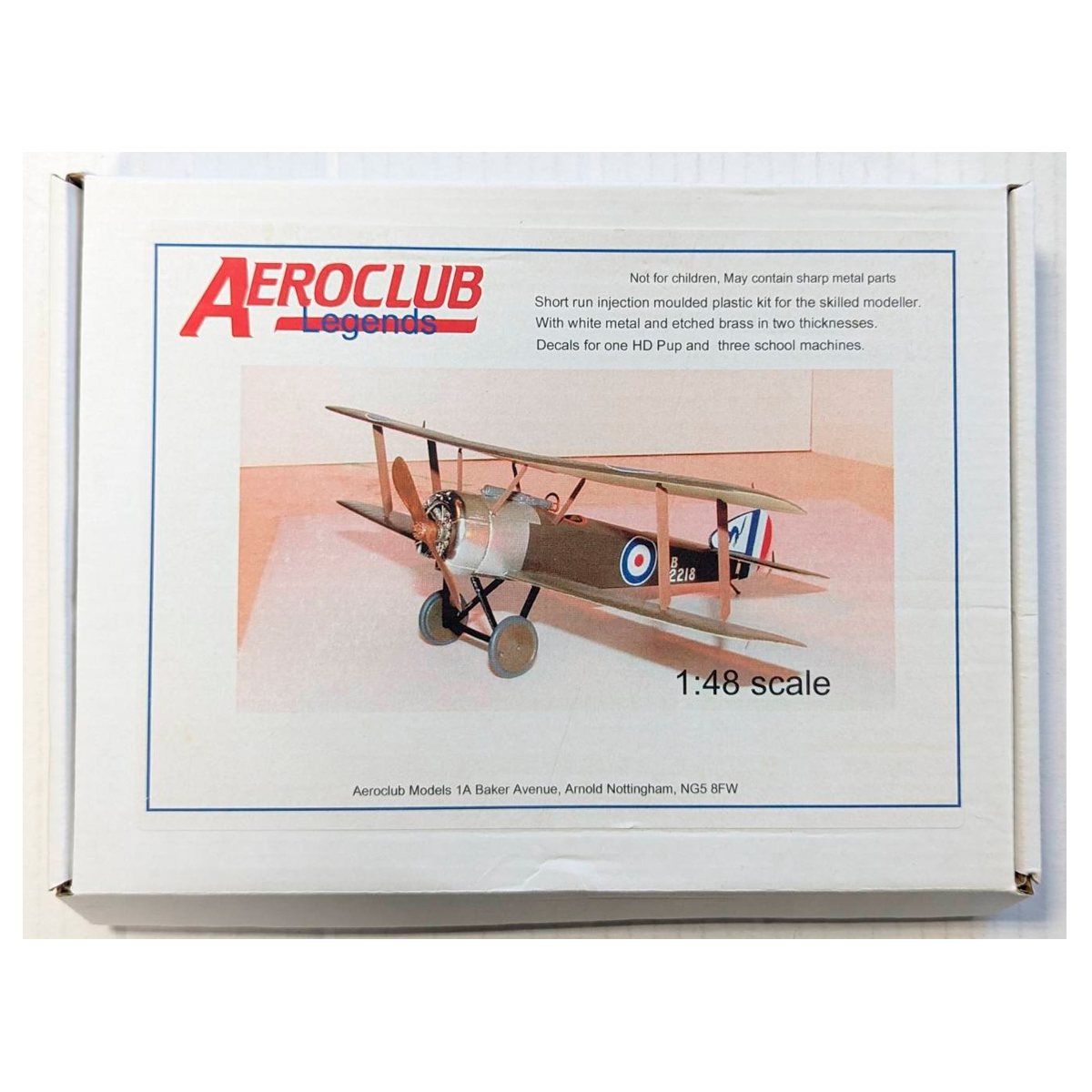 ak-interactive-aeroclub-legends-1-48-sopwith-pup-kit-aereo-da-costruire image 1