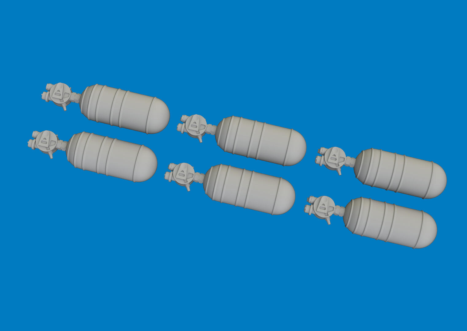 ak-interactive-wwii-usaaf-oxygen-cylinder-a-6-set-stampa-3d-in-scala-1-72-per-ae image 4