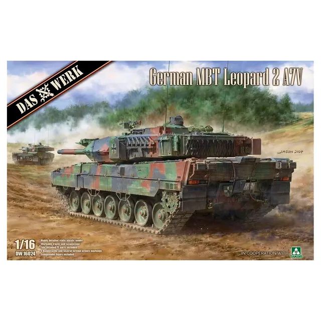 ak-interactive-german-mbt-leopard-2-a7v-1-16-kit-di-modellismo-carro-armato image 1