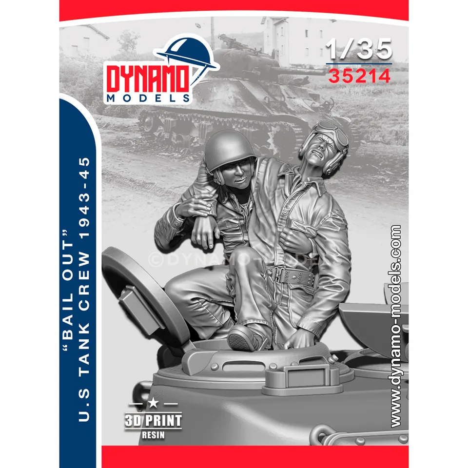 ak-interactive-1-35-bail-out-u-s-tank-crew-1943-45-set-2-figure-carristi-america image 1