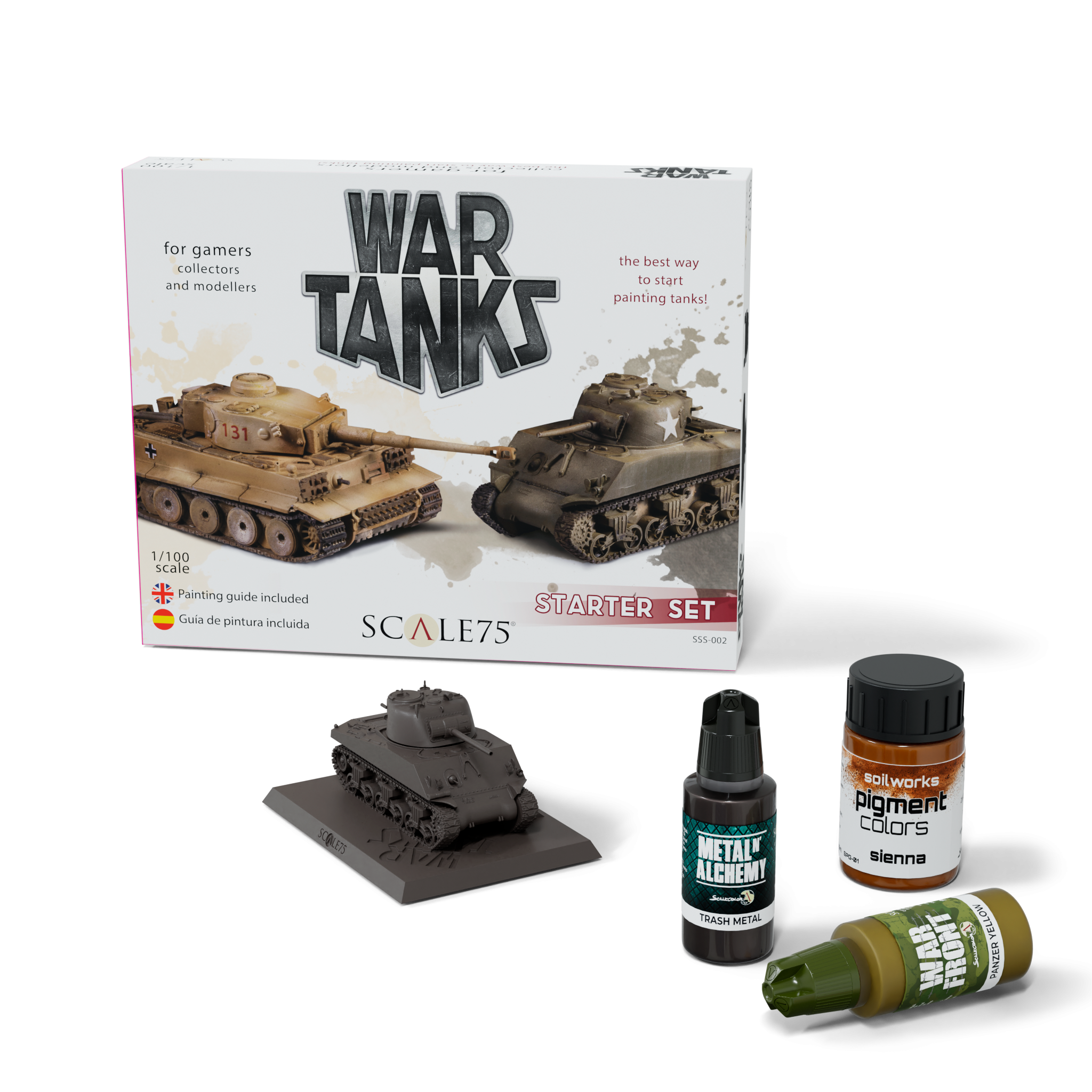 scale75-war-tanks-starter-set-kit-iniziale-carri-1-100-con-pitture image 1