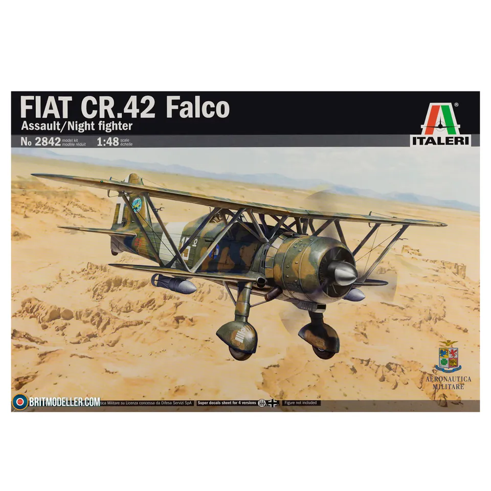 ak-interactive-1-48-fiat-cr-42-falco-kit-di-modellismo-aereo image 1