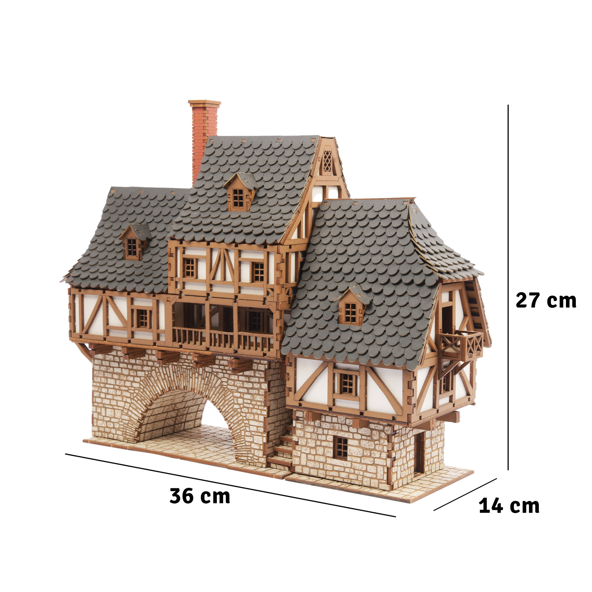 ak-interactive-fawlty-manor-bridge-dwelling-kit-scala-28mm image 3