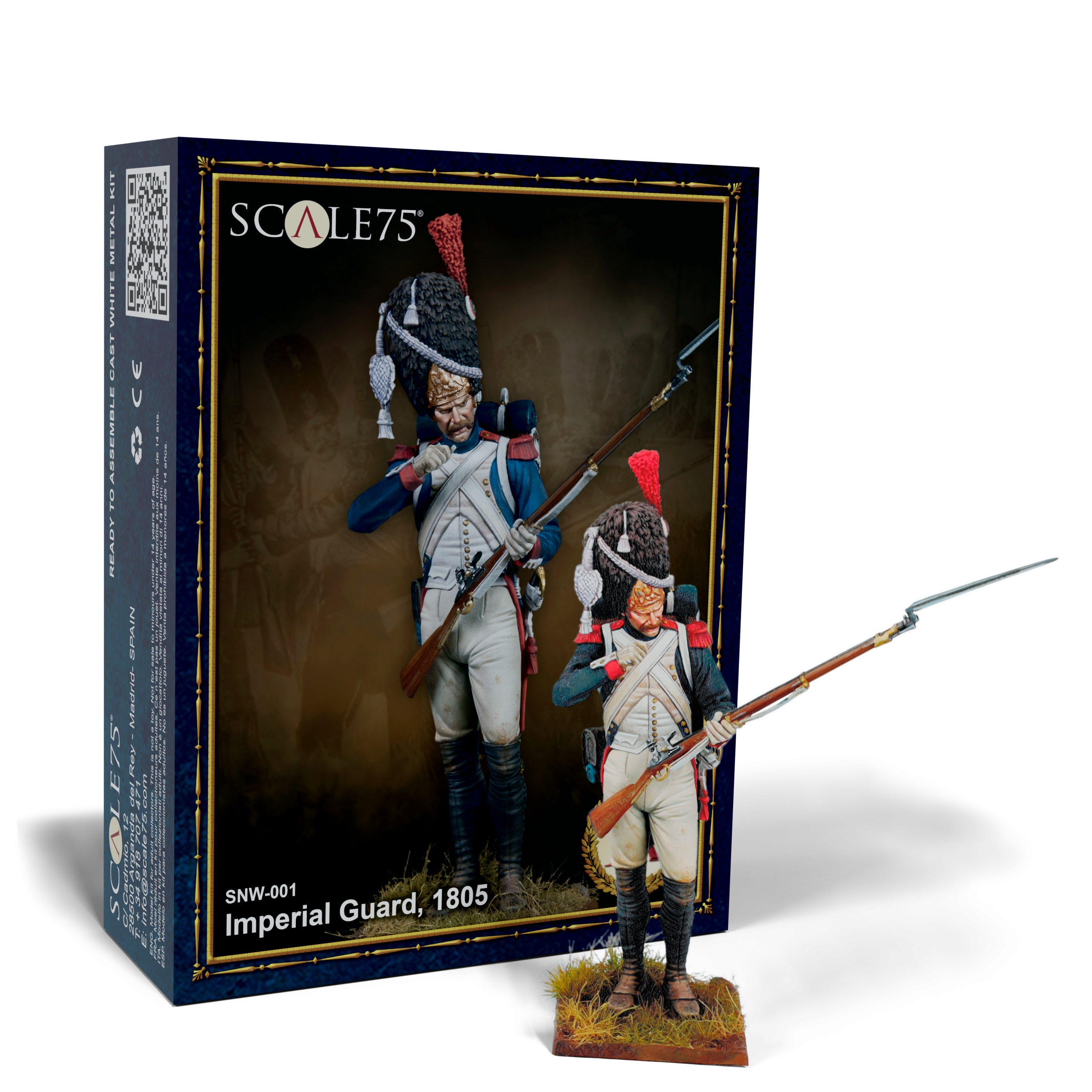 scale75-imperial-guard-1805-miniatura-storica-75mm-in-resina-da-costruire-e-dipi image 1