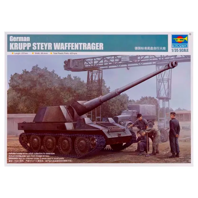 ak-interactive-german-krupp-steyr-waffentr-ger-1-35-kit-modello-carro-armato image 1