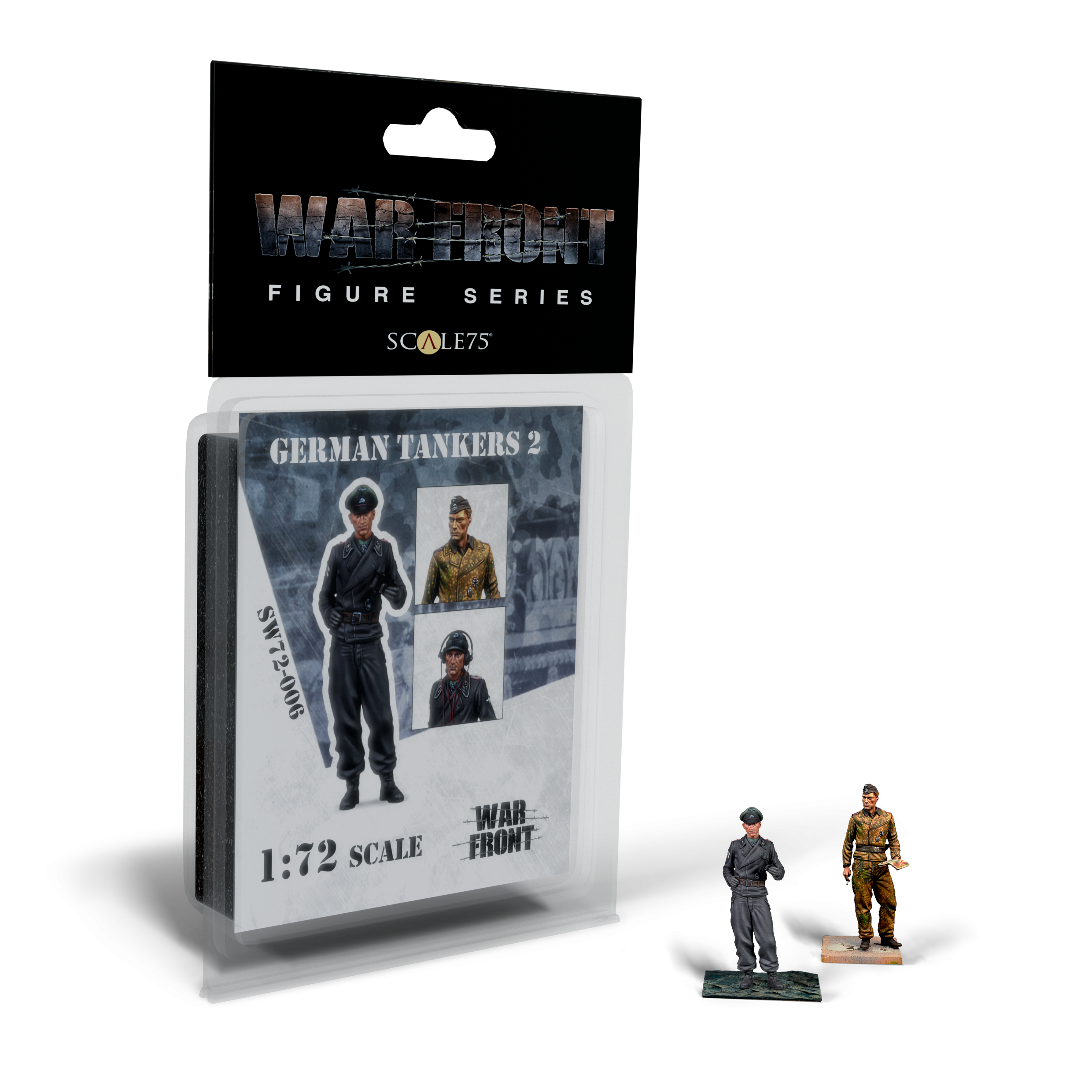 scale75-warfront-german-tankers-2-miniatura-resina-1-72-da-montare-e-dipingere image 1