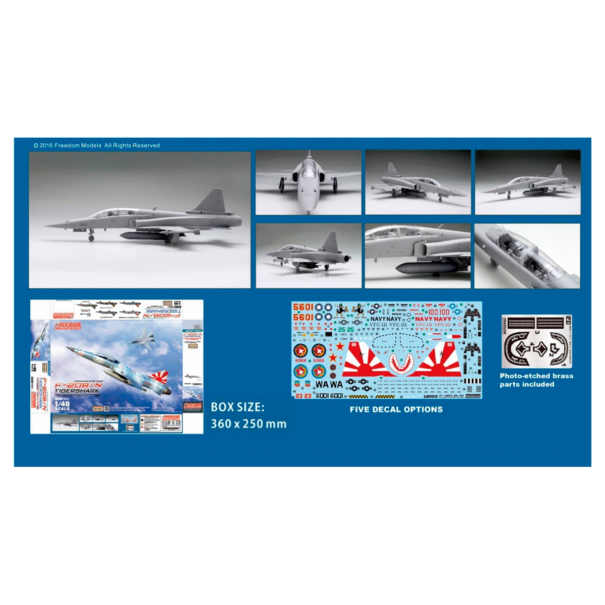 ak-interactive-kit-modellismo-f-20b-n-tigershark-scala-1-48 image 3
