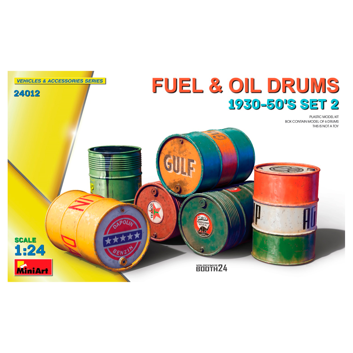 ak-interactive-1-24-fuel-oil-drums-1930-50-s-set-2-2 image 1