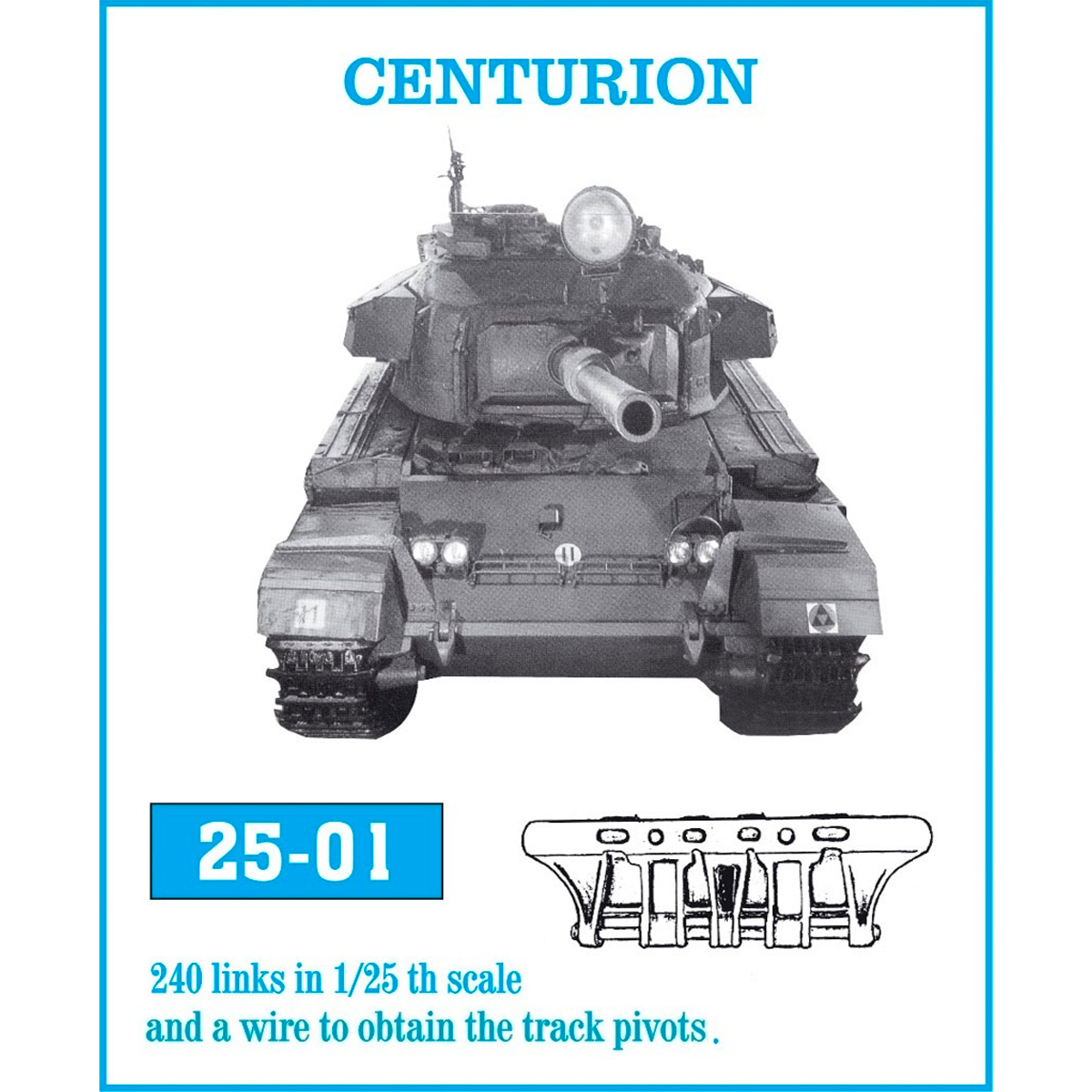 ak-interactive-1-25-metal-tracks-centurion-cingoli-metallici-per-carro-centurion image 1