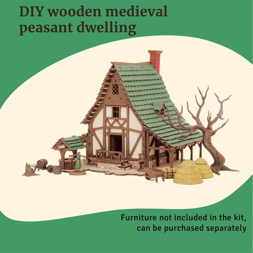 ak-interactive-green-gables-medieval-european-peasant-dwelling-28mm-kit-diorama image 1