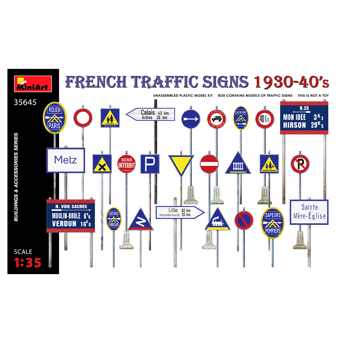 ak-interactive-french-traffic-signs-1930-40-s-scala-1-35 image 1