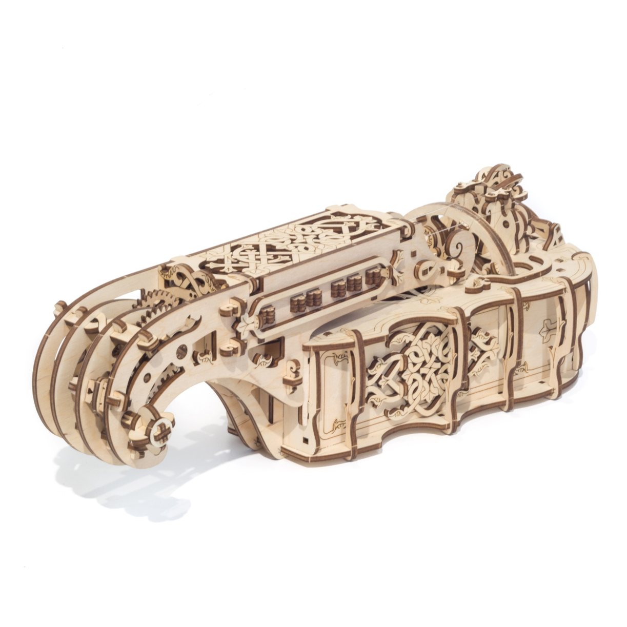 ugears-hurdy-gurdy-ghironda-meccanica-in-legno-strumento-funzionante image 3