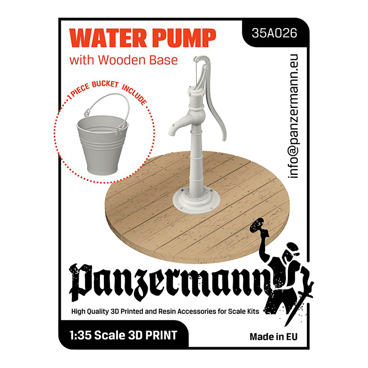 ak-interactive-pompa-dell-acqua-con-base-in-legno-scala-1-35 image 1