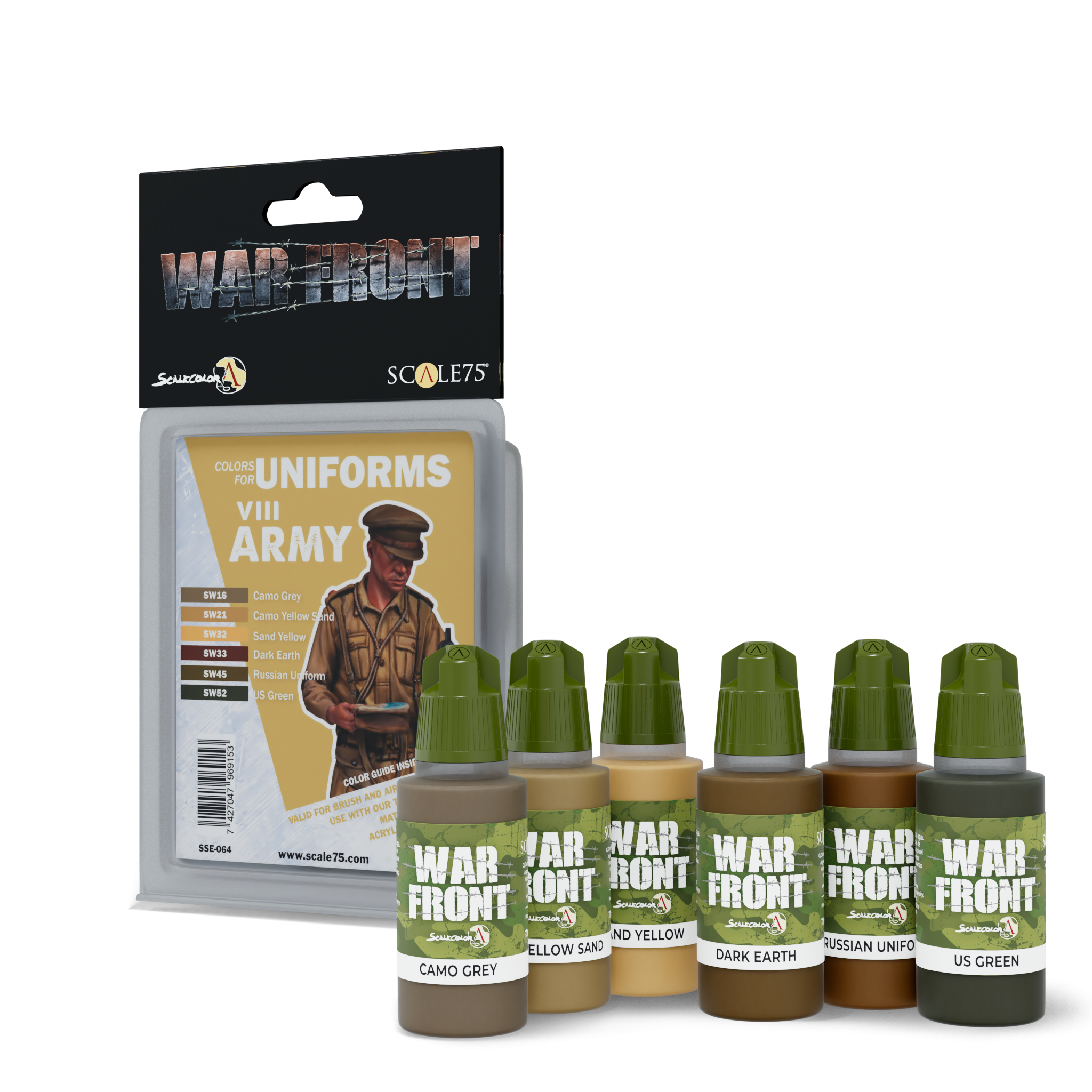 scale75-warfront-viii-army-paint-set-set-6-acrilici-uniforme-tropicale image 1