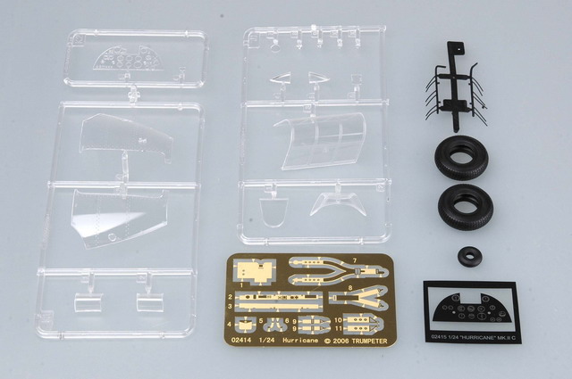 ak-interactive-hurricane-mk-ii-c-trop-1-24-kit-modello-aereo image 2