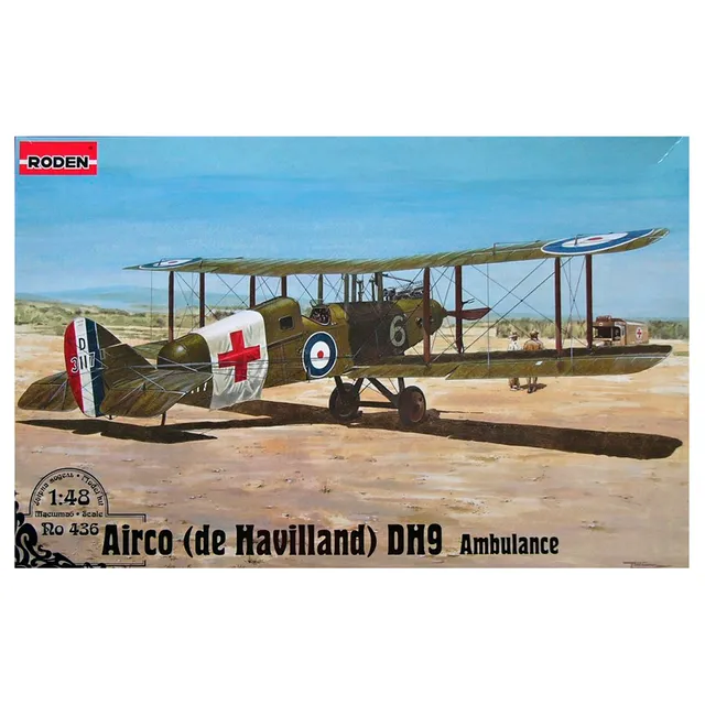 ak-interactive-airco-de-havilland-dh9-ambulance-kit-in-scala-1-48 image 1