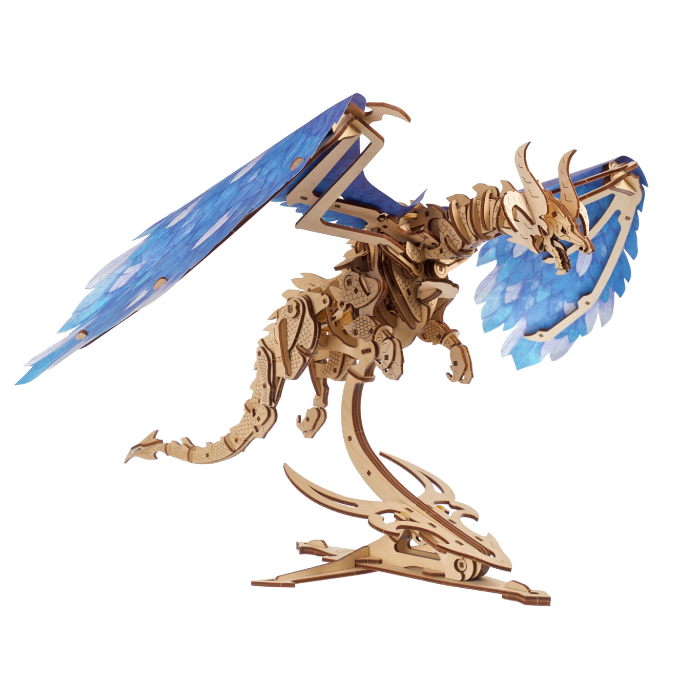 ugears-windstorm-dragon-modello-meccanico-in-legno-3d-da-costruire image 2