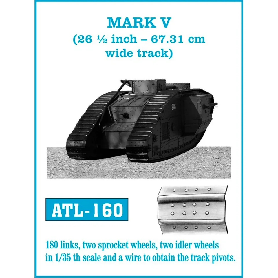 ak-interactive-1-35-metal-tracks-mark-v-26-1-2-inch-67-31-cm-wide-track image 1