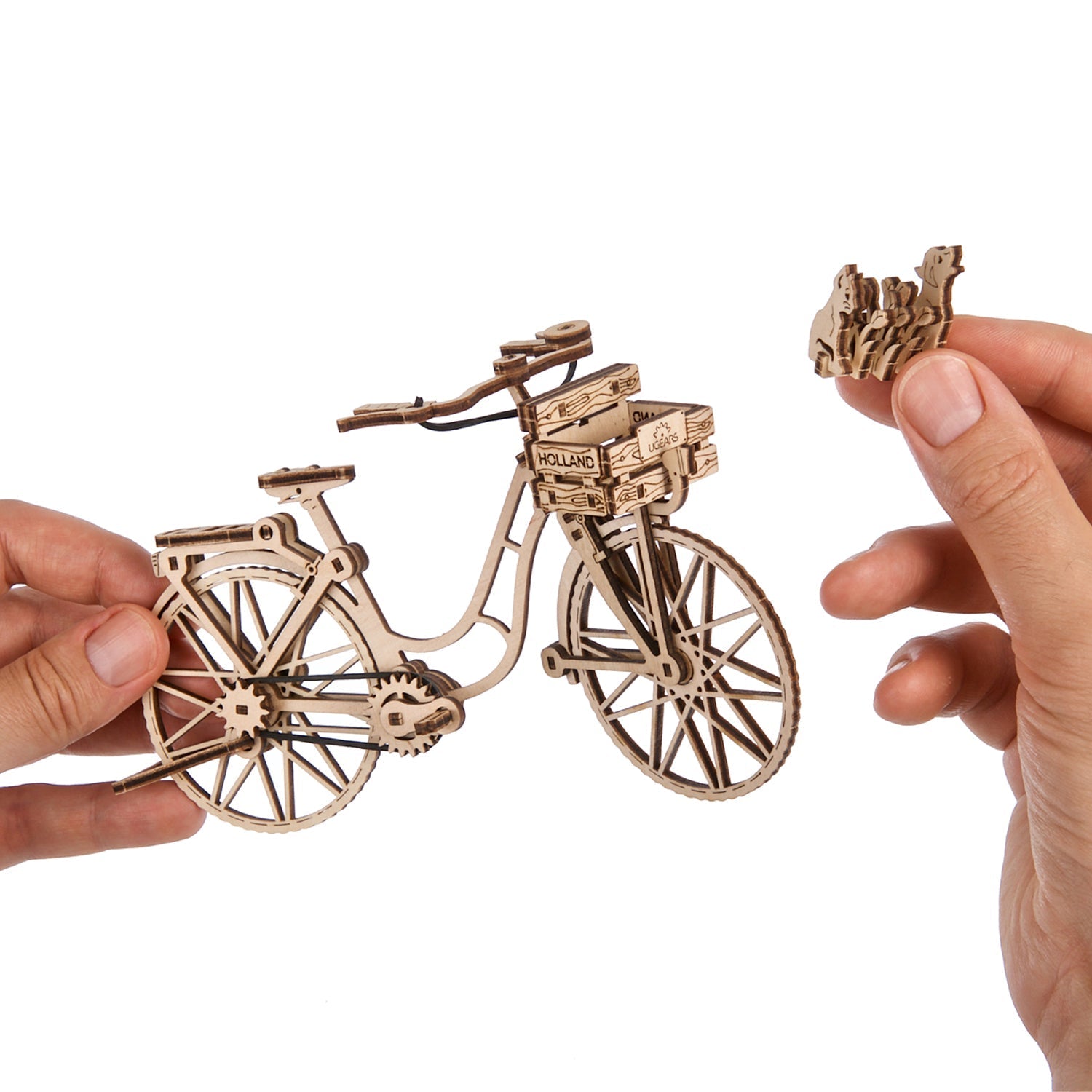 ugears-dutch-bicycle-u-mini-mini-modello-in-legno-da-costruire image 4