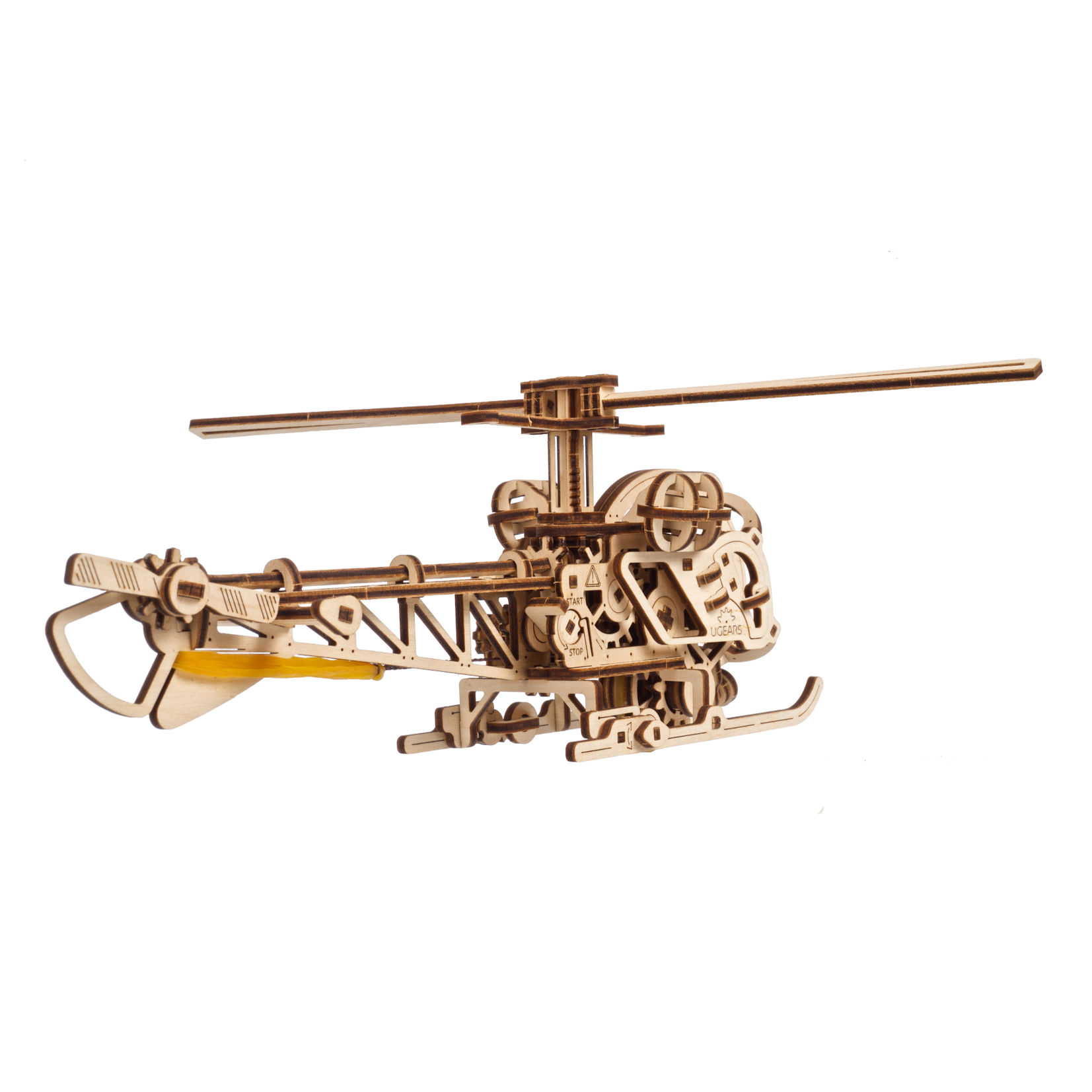ugears-mini-helicopter-u-mini-modello-in-legno image 2