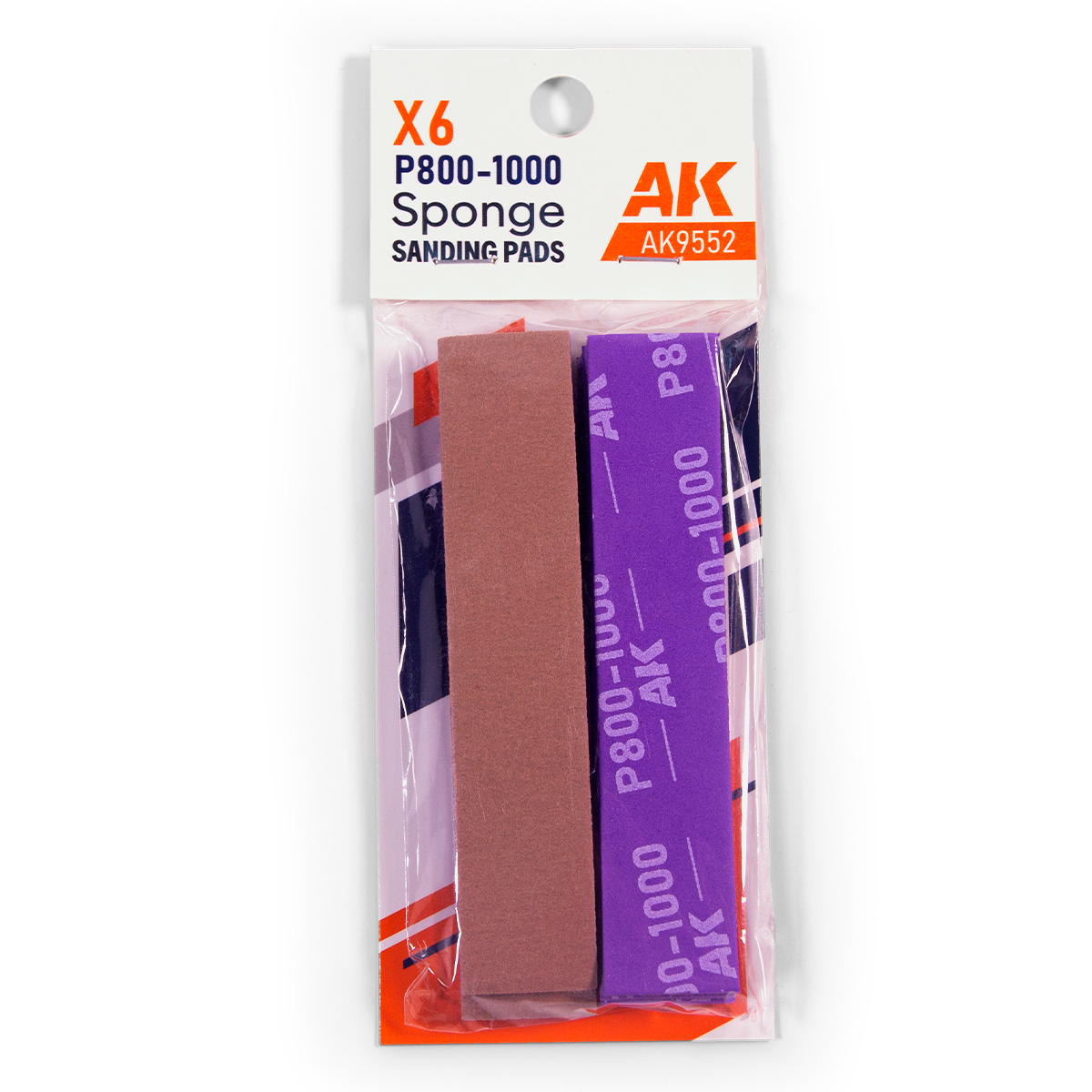 ak-interactive-esponja-abrasiva-grana-p800-1000-6-unidades-accessorio-per-modell image 1