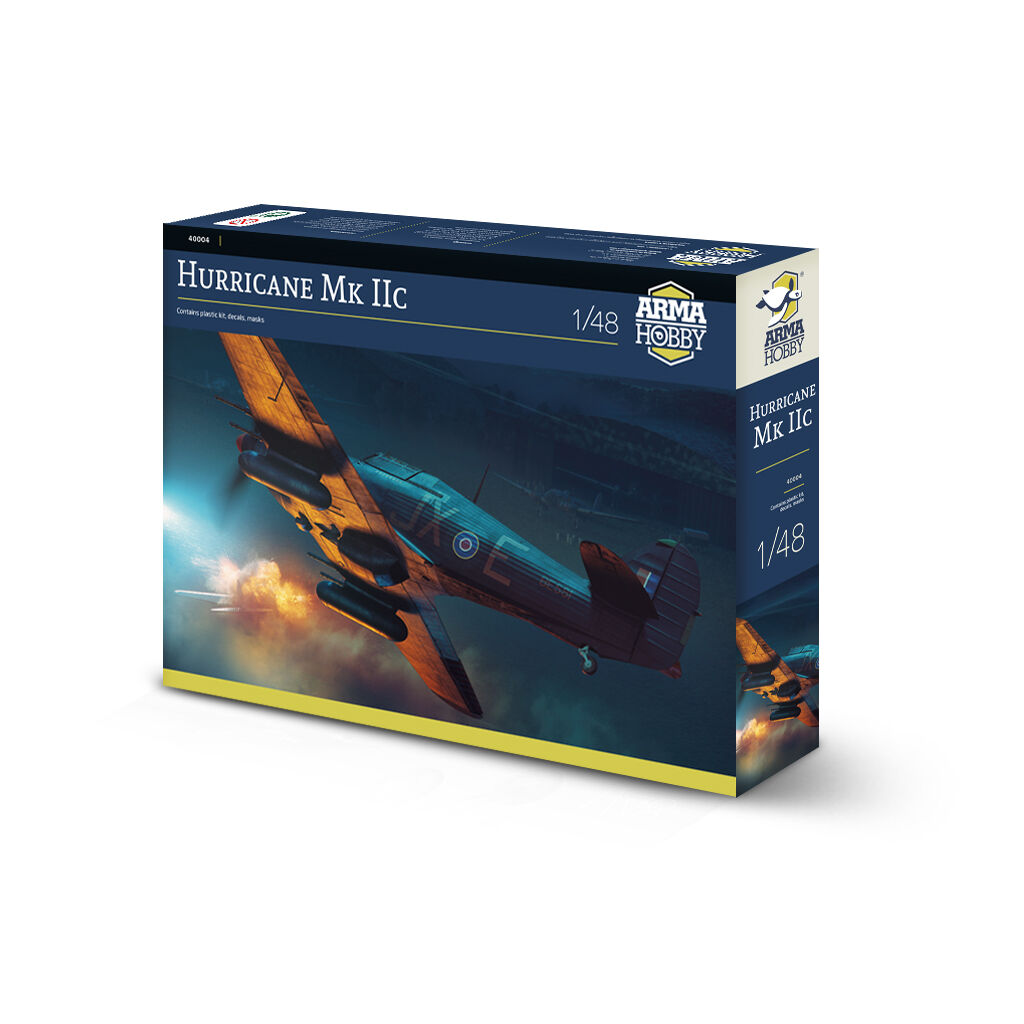 ak-interactive-hurricane-mk-iic-1-48-kit-caccia-britannico-in-scala image 2