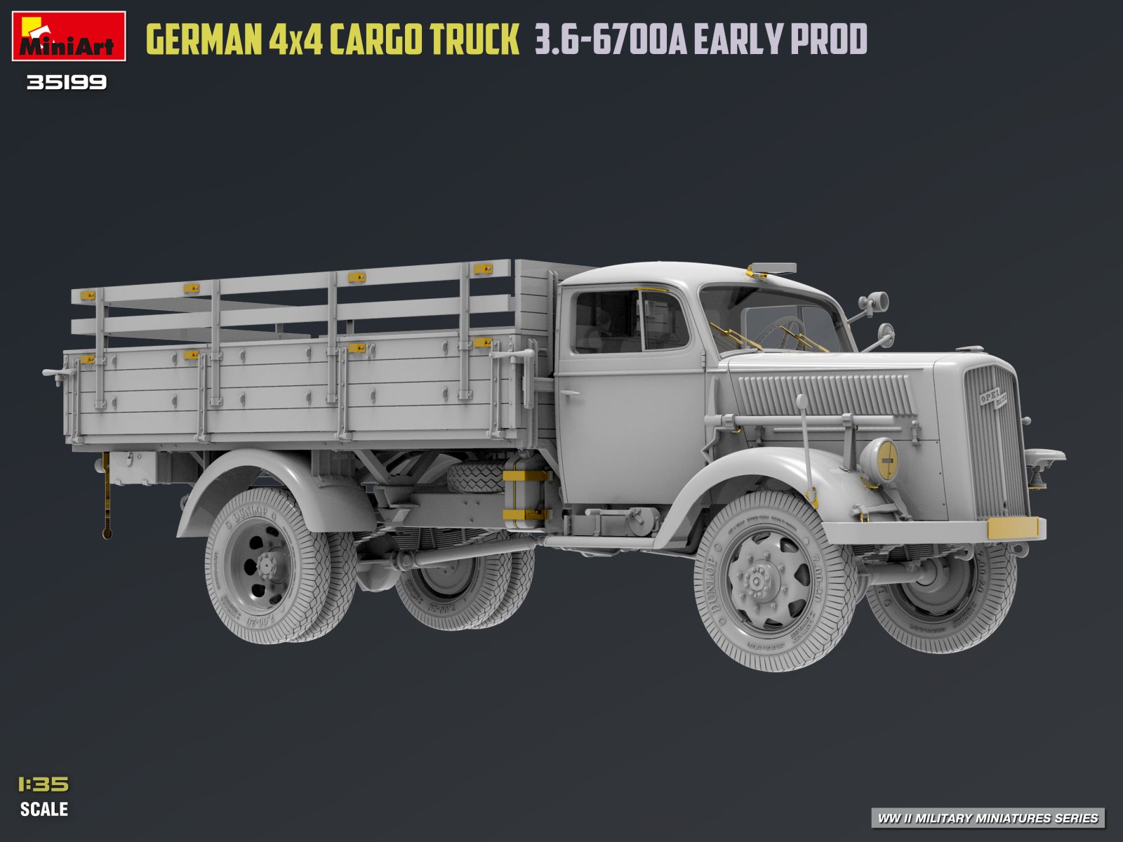 ak-interactive-1-35-german-3t-4x4-cargo-truck-3-6-6700a-early-prod-kit-camion-mi image 6