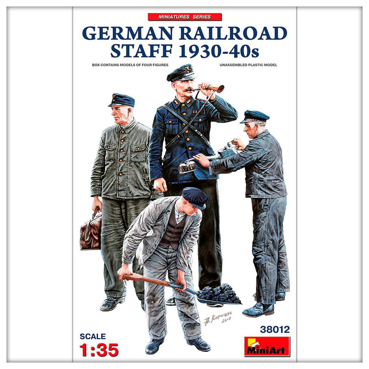 ak-interactive-german-railroad-staff-1930-40s-1-35-set-figure-modellismo image 1