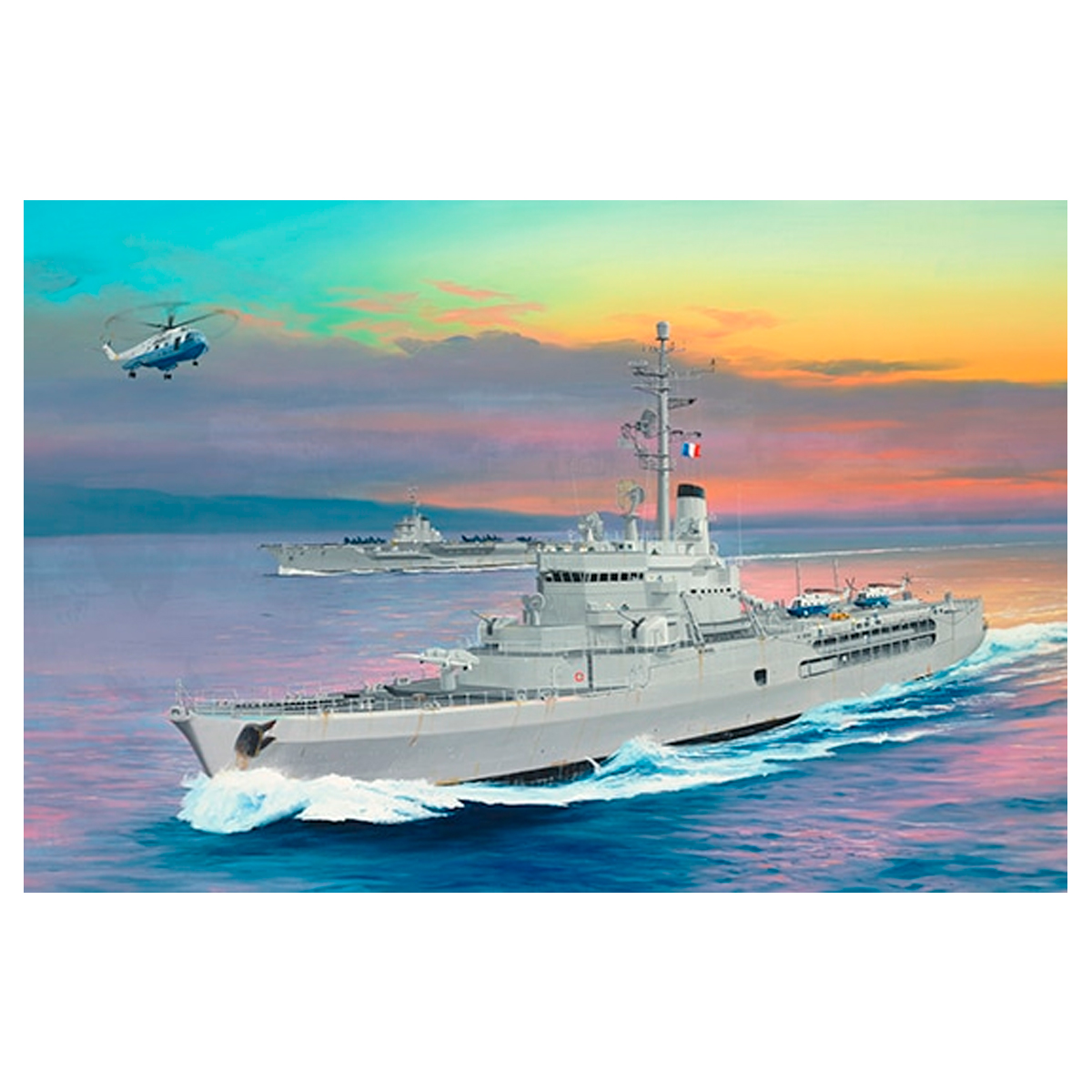 ak-interactive-1-350-french-navy-helicopter-cruiser-jeanne-d-arc-1964-kit-nave image 1