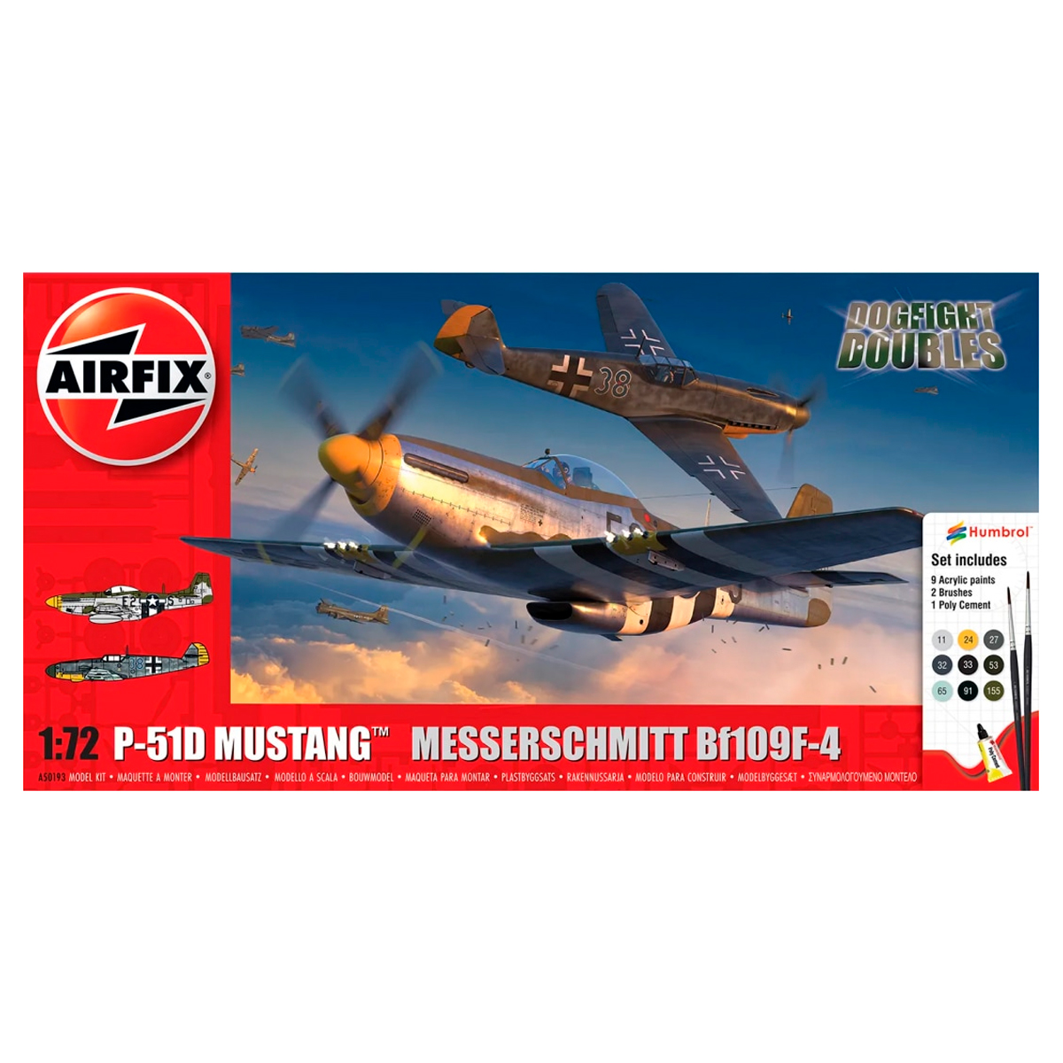 ak-interactive-p-51d-mustang-vs-messerschmitt-bf109f-4-dogfight-doubles-1-72 image 1