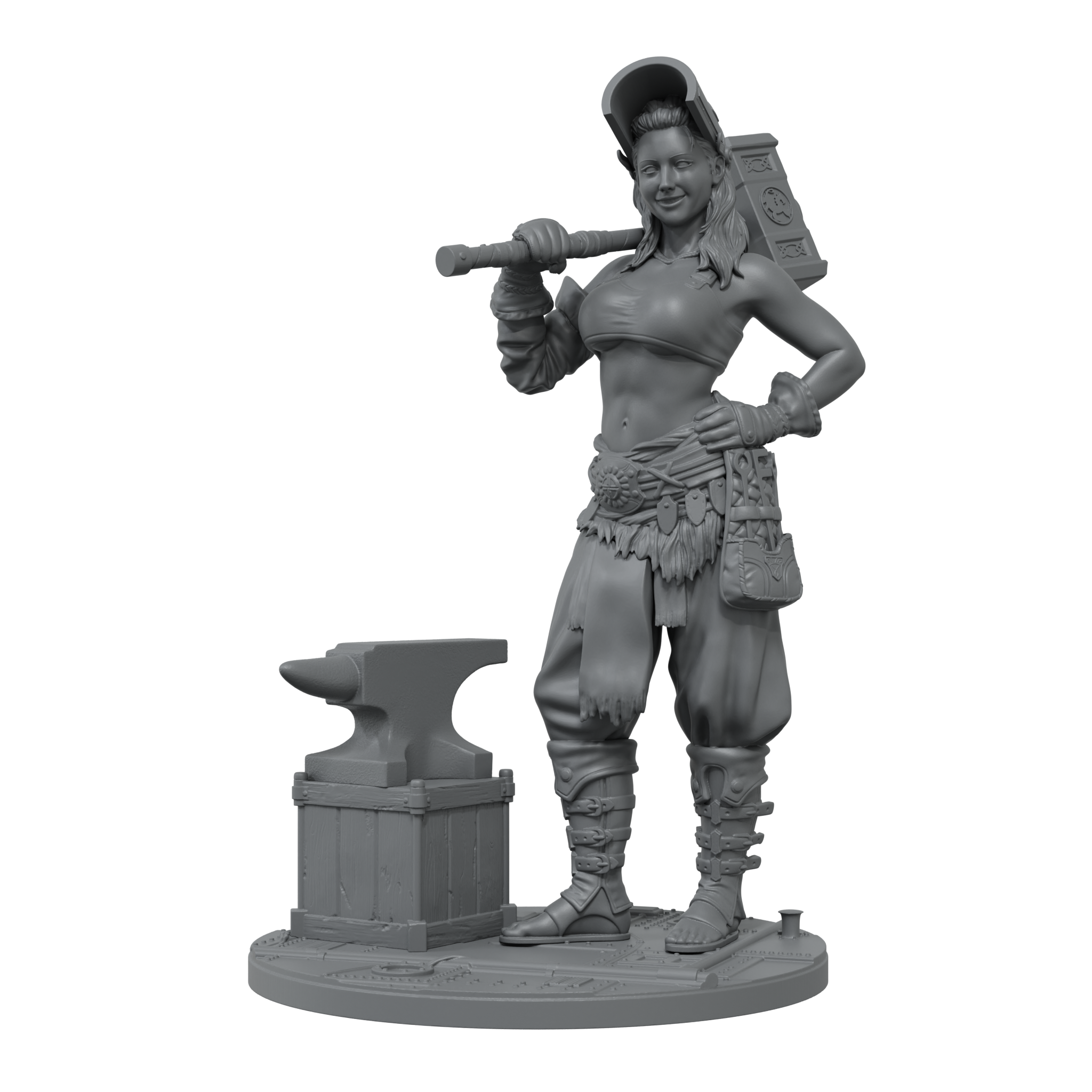 scale75-helga-blitzhammer-75mm-miniatura-in-resina-steam-wars image 3