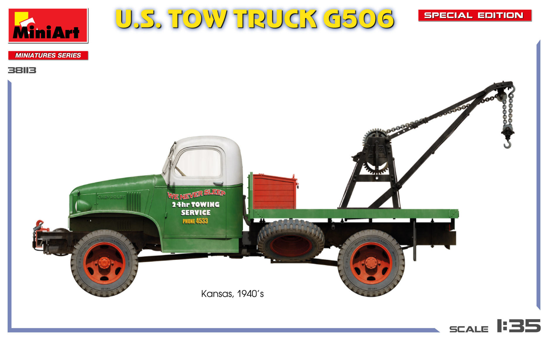 ak-interactive-1-35-u-s-tow-truck-g506-special-edition-kit-modellismo image 6