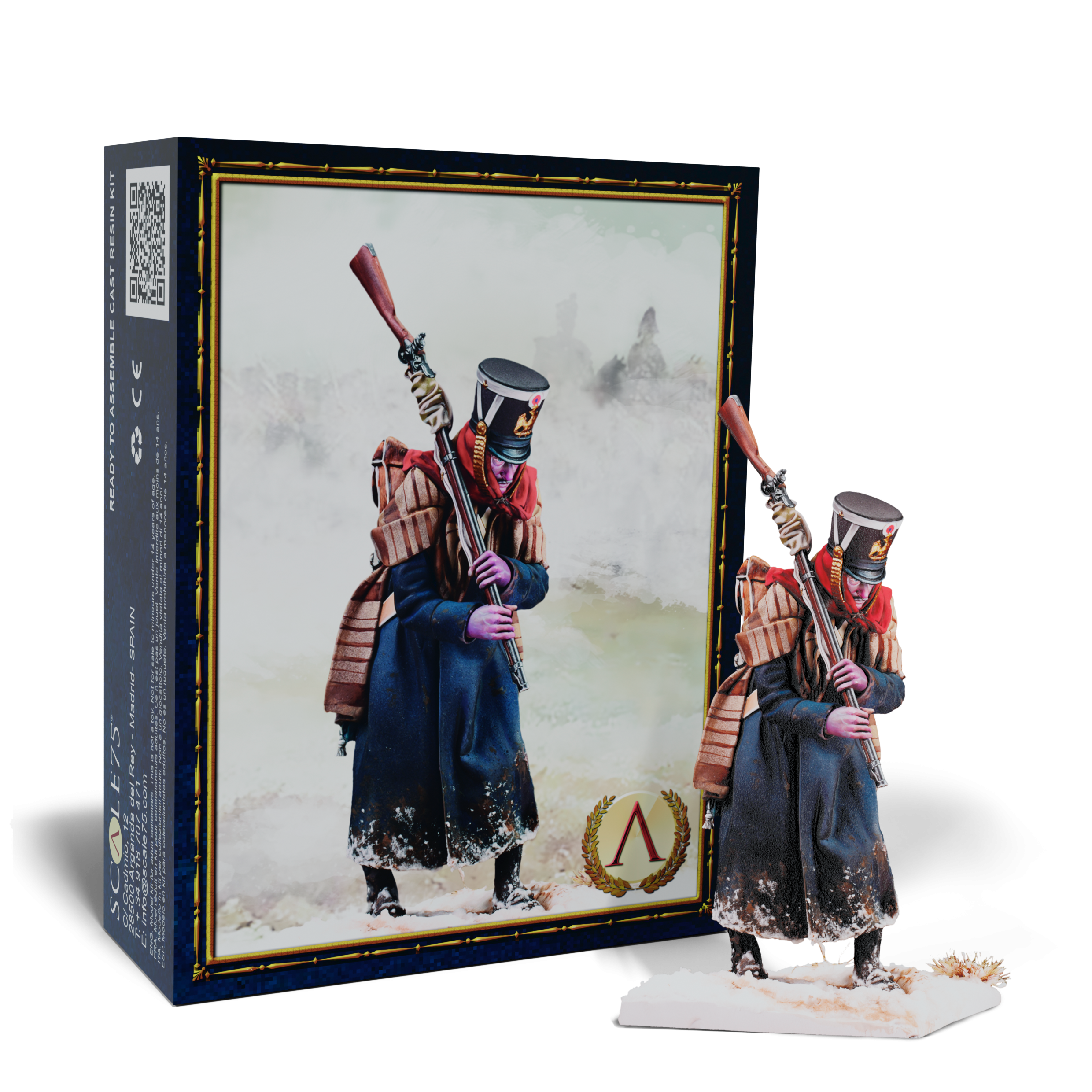 scale75-battle-of-berezina-1812-miniatura-75mm-in-resina-guerre-napoleoniche image 1
