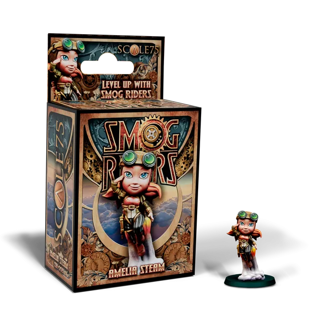 scale75-amelia-steam-the-smog-riders-miniatura-chibi-in-resina-35mm-da-montare-e image 1
