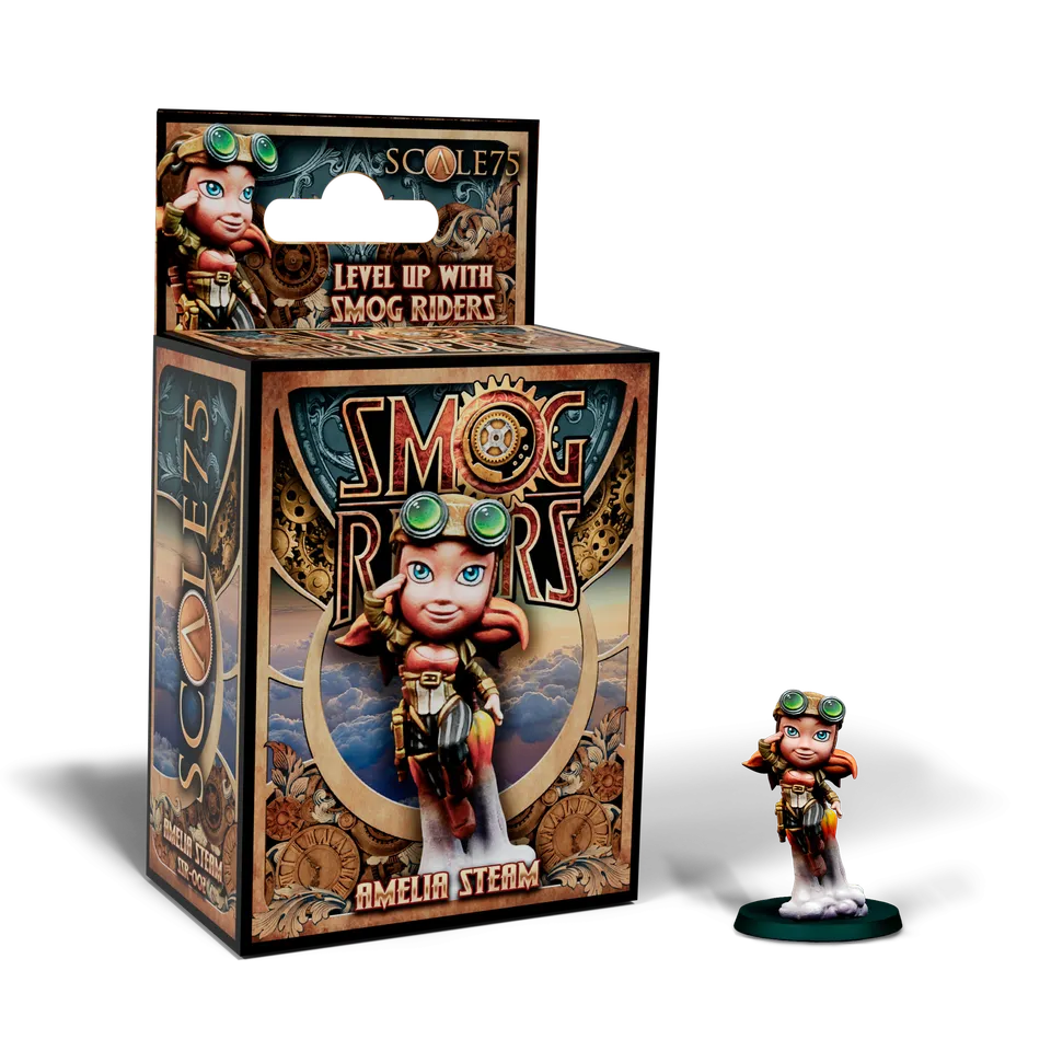 scale75-amelia-steam-the-smog-riders-miniatura-chibi-in-resina-35mm-da-montare-e image 1