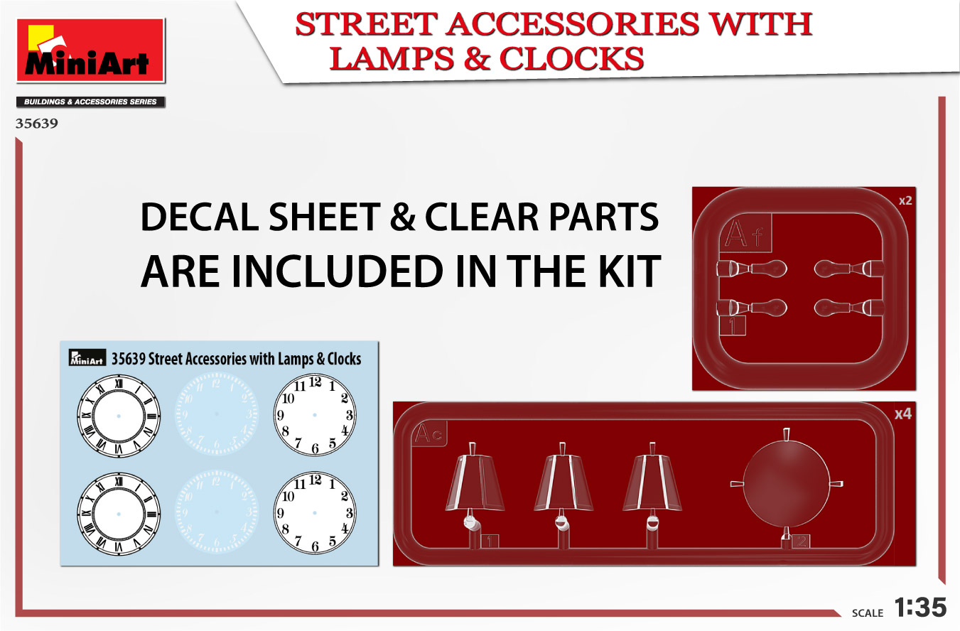 ak-interactive-1-35-street-accessories-with-lamps-clocks-set-di-accessori-per-di image 3