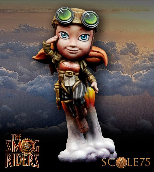 scale75-amelia-steam-the-smog-riders-miniatura-chibi-in-resina-35mm-da-montare-e image 2