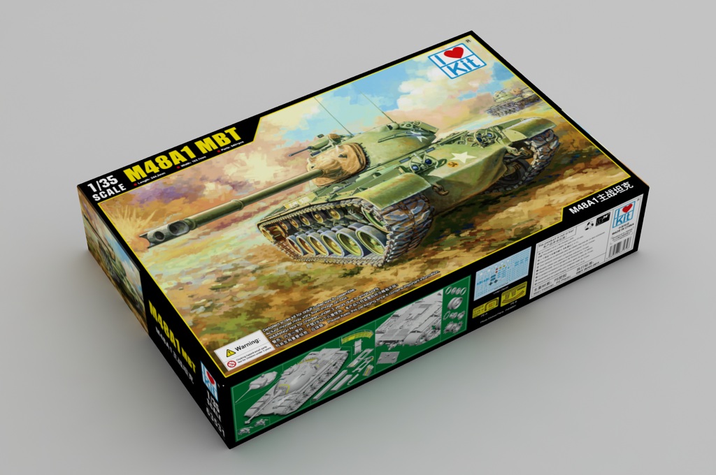 ak-interactive-m48a1-mbt-1-35-kit-modellismo-carro-armato-patton-da-costruire-e- image 5